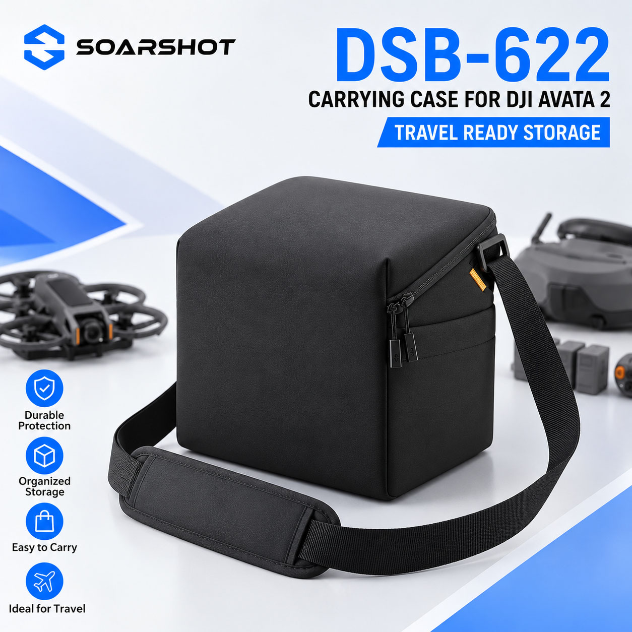 Tas Jinjing SOARSHOT untuk DJI - Rc Helicopter Bag ulasan dan harga